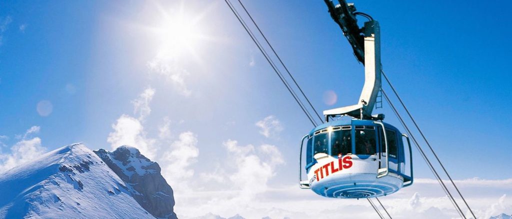 Berg Titlis, Rotair; Mountain Titlis, Rotair;